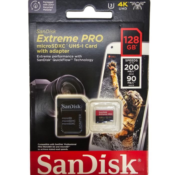 Sandisk Extreme Pro 128GB MicroSD(Orginal) - Image 1