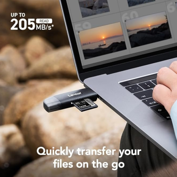 Lexar® Dual-Slot USB-A/C Reader - Image 6