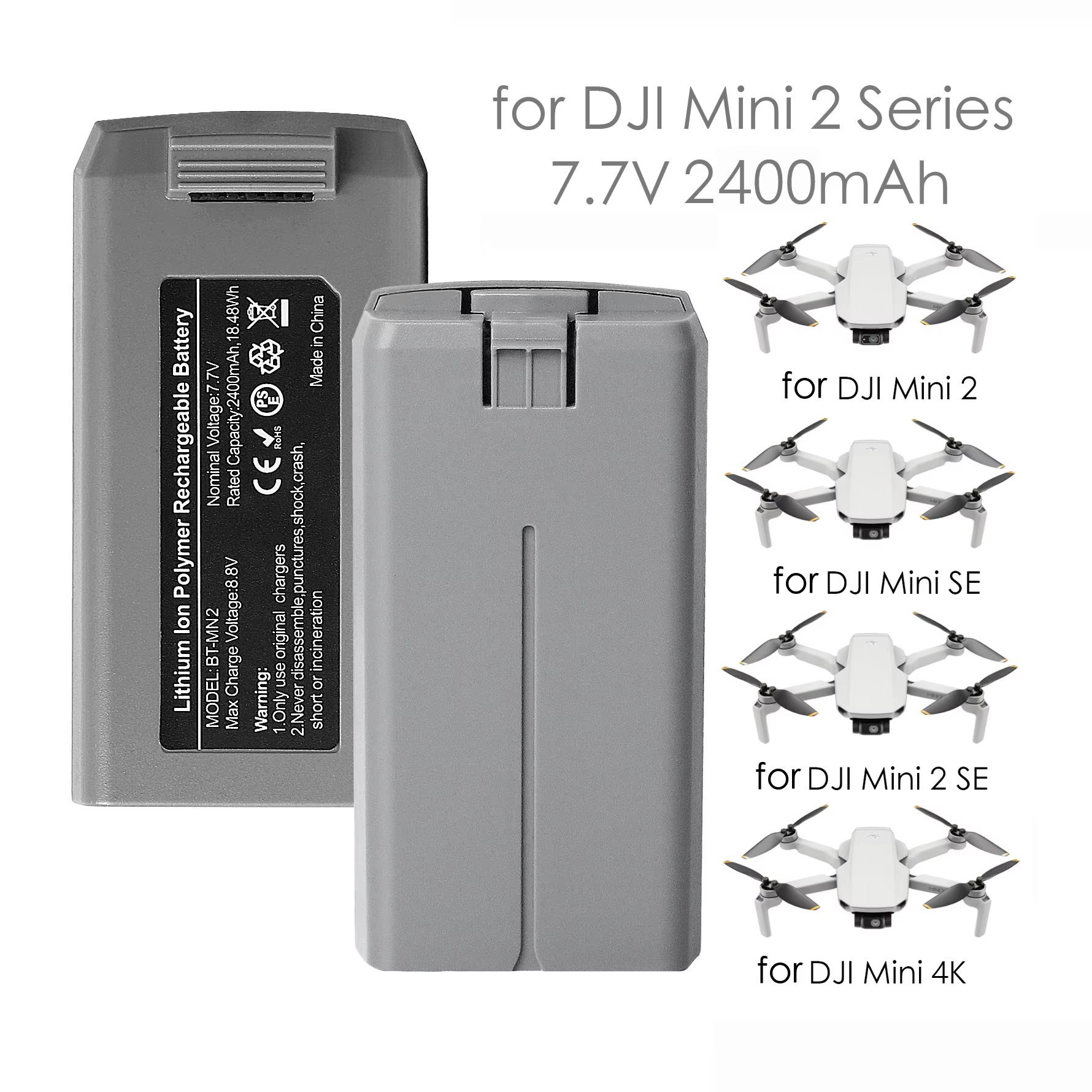 S29d59d67e8564d1e92d2a23110bddf57W Dji mini 4k or Mini 2 SE drone Battery - Image 1
