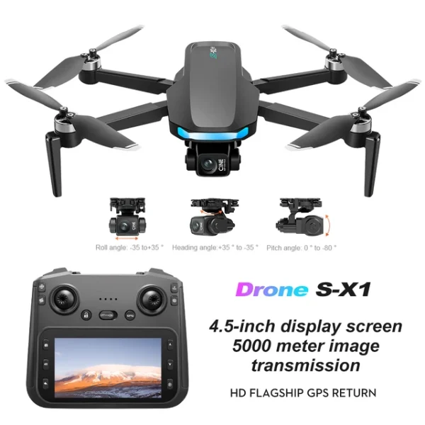SX1 Max 3x Gimbal GPS Drone - Image 5