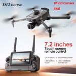 D12 4k camera professional drone