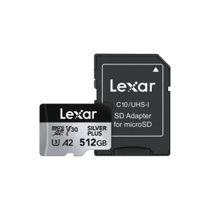 Lexar 512 gb Silver Plus MicroSD Card (Original)