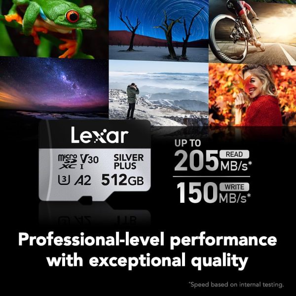 Lexar 512 gb Silver Plus MicroSD Card (Original) - Image 3