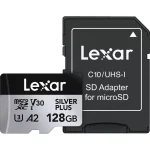 Lexar 128 gb Silver Plus MicroSD Card - Image 2