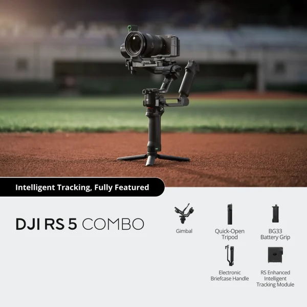 DJI RS 5 Handheld Gimbal Stabiliser Combo - Image 2