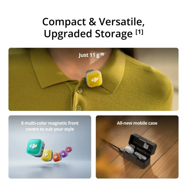 DJI Mic Mini 2 (1 TX + 1 Mobile RX + Charging Case) - Image 3