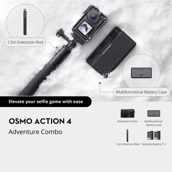 DJI Osmo Action 4 Camera Adventure Combo - Image 3