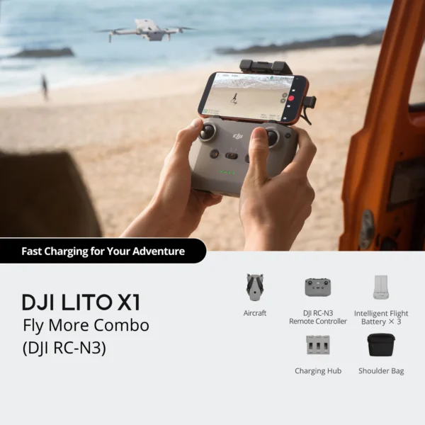 Dji Lito X1 Fly More Combo RC-N3 - Image 2