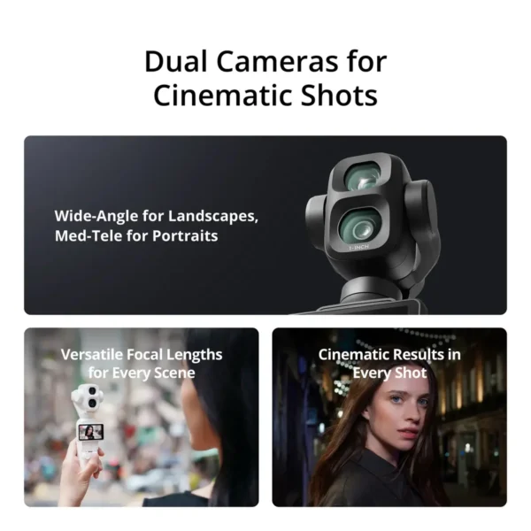 DJI Osmo Pocket 4P Handheld Gimbal Camera (Vlog Combo) - Image 3