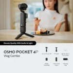 DJI Osmo Pocket 4P Handheld Gimbal Camera (Vlog Combo) - Image 2