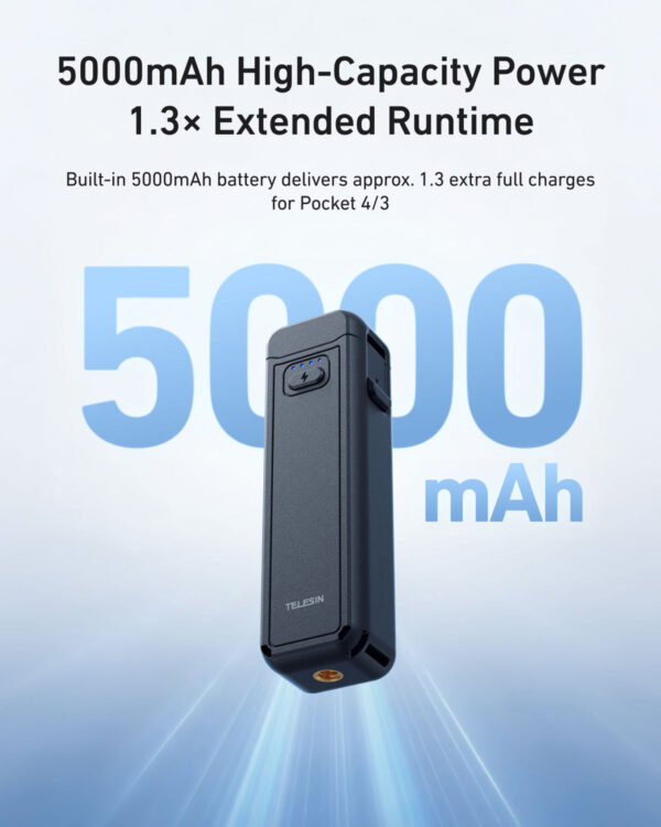 DJI Osmo Pocket 3/4/4P Battery TELESIN - Image 4