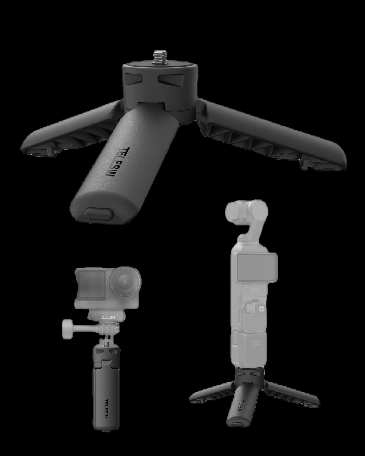 WhatsApp Image 2026-09-30 at 2.58.49 AM Telesin Mini Portable Tripod & Grip 2-in-1 for Osmo Pocket 4/3 - Image 1